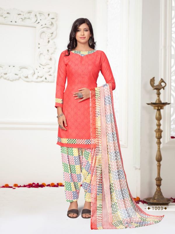 Rajna American Crepe Printed Dress Material Collection
